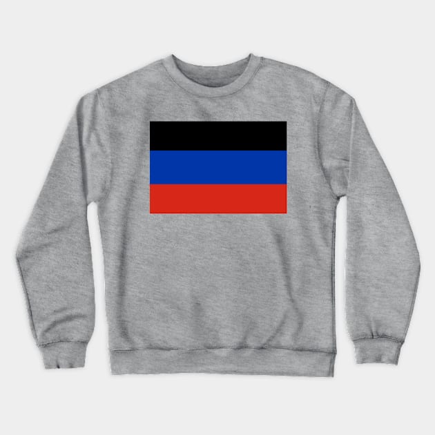 Donetsk People's Republic flag Crewneck Sweatshirt by dawnslayer